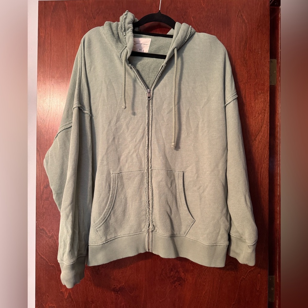 American Eagle Outfitters Sage Green Hoodie Large/XLarge